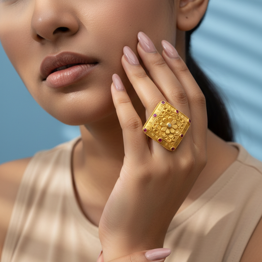 Floral Statement Ring