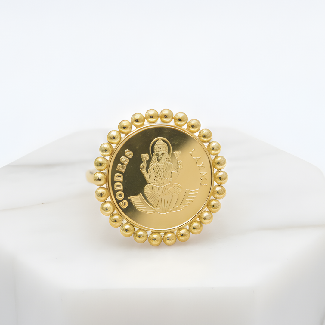 Vaibhav Laxmi Coin Ring