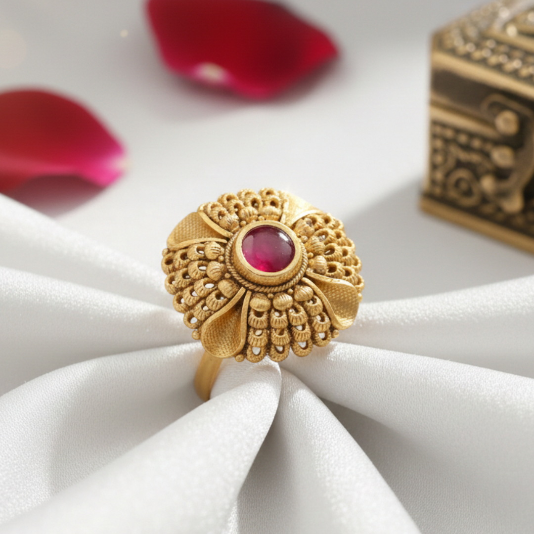 Rajwada Bloom Ring