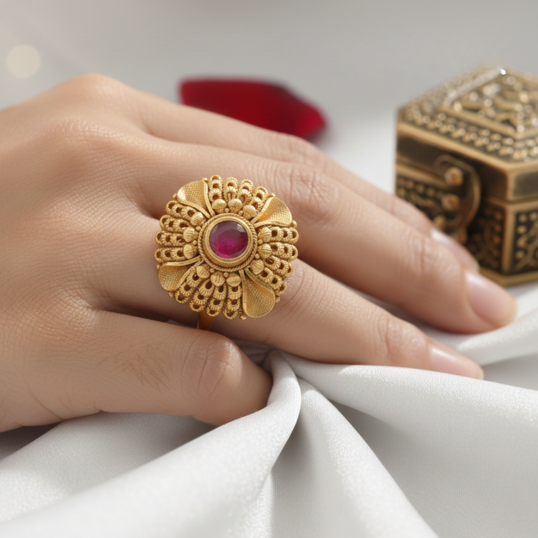 Rajwada Bloom Ring