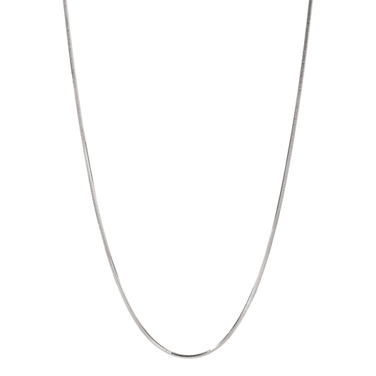 925 Sterling Silver Snake Chain Necklace for Women & Men | Smooth Flat Chain | Minimalist Everyday Jewelry