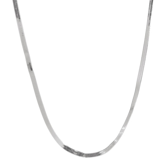 925 Sterling Silver Snake Chain Necklace for Women & Men | Smooth Flat Design