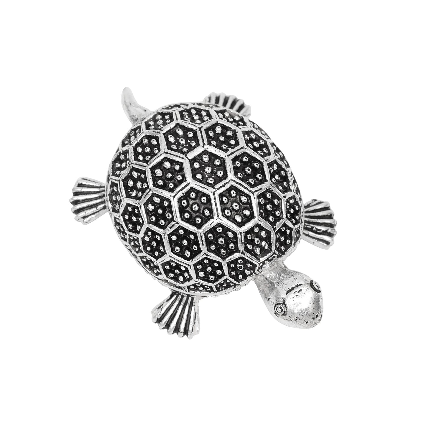 Pure Silver Turtle Idol (Chandi Kachua) – 999 Silver Feng Shui & Vastu Tortoise for Wealth, Prosperity & Home Décor