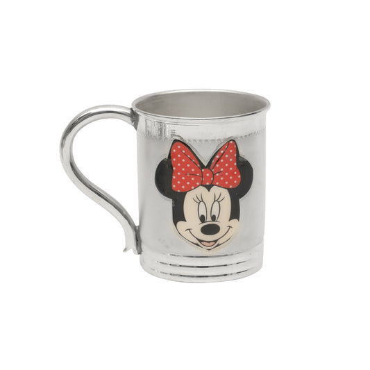 Pure Silver Kids Mug with Cartoon Design & Handle | Baby Silver Drinking Cup for Daily Use & Gifting