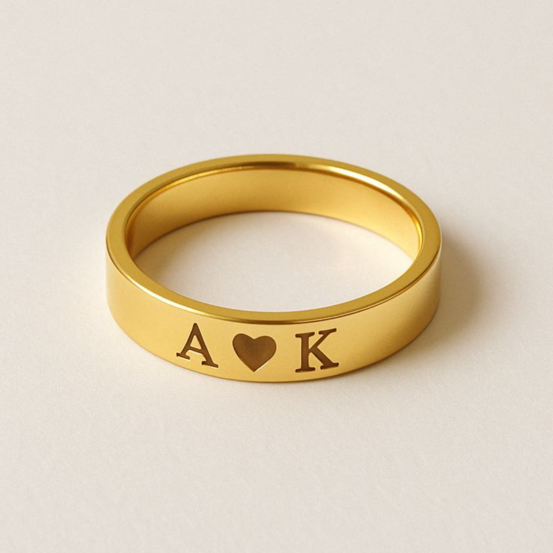 Amour Monogram Ring