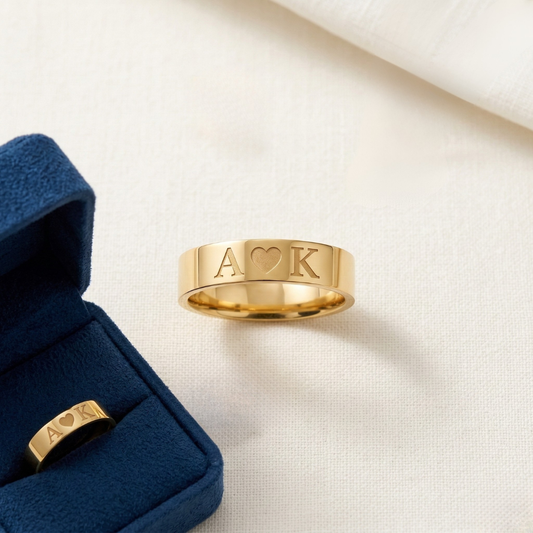 Amour Monogram Ring