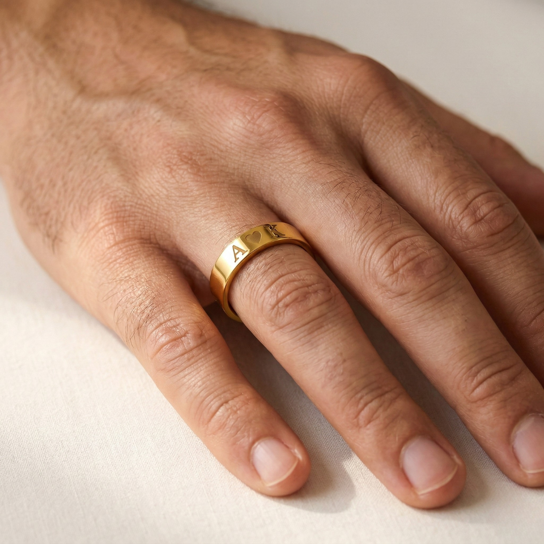 Amour Monogram Ring