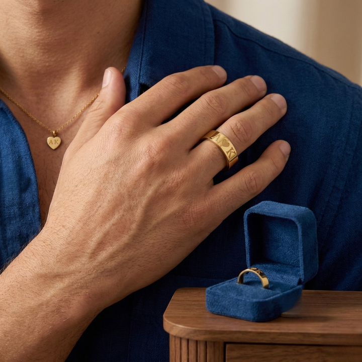 Amour Monogram Ring