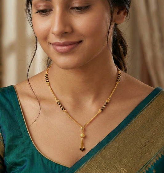 Beaded Tassel Mangalsutra