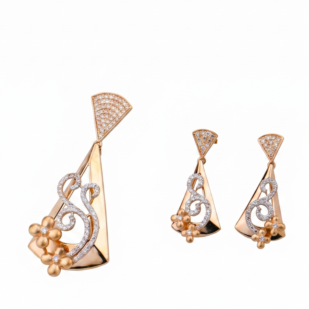 Celestial Bloom Pendant Set