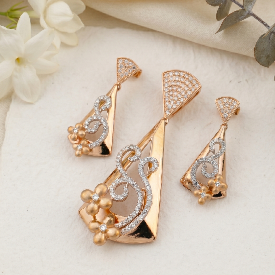 Celestial Bloom Pendant Set