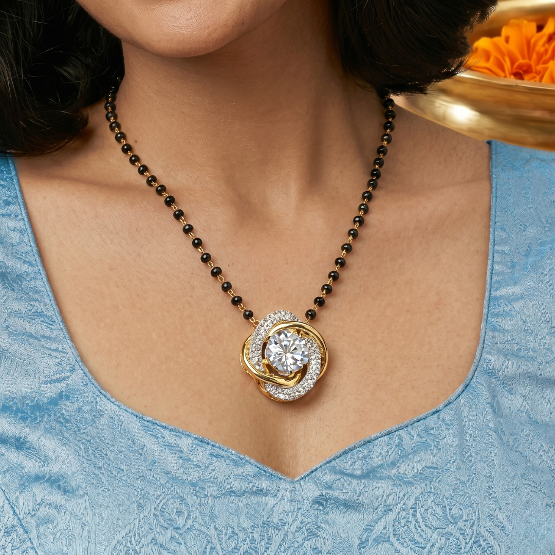 Dancing Diamond Mangalsutra - View 3