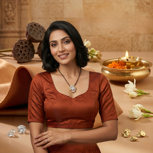 Dancing Diamond Mangalsutra - View 4