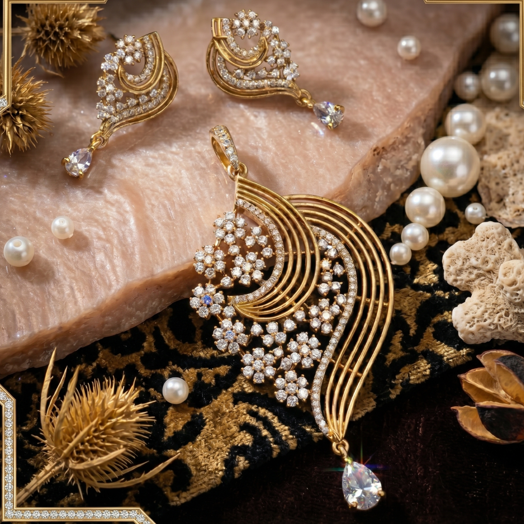 Ethereal Radiance Pendant Set