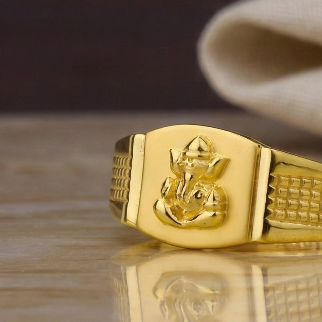 Ganesha Signet Ring