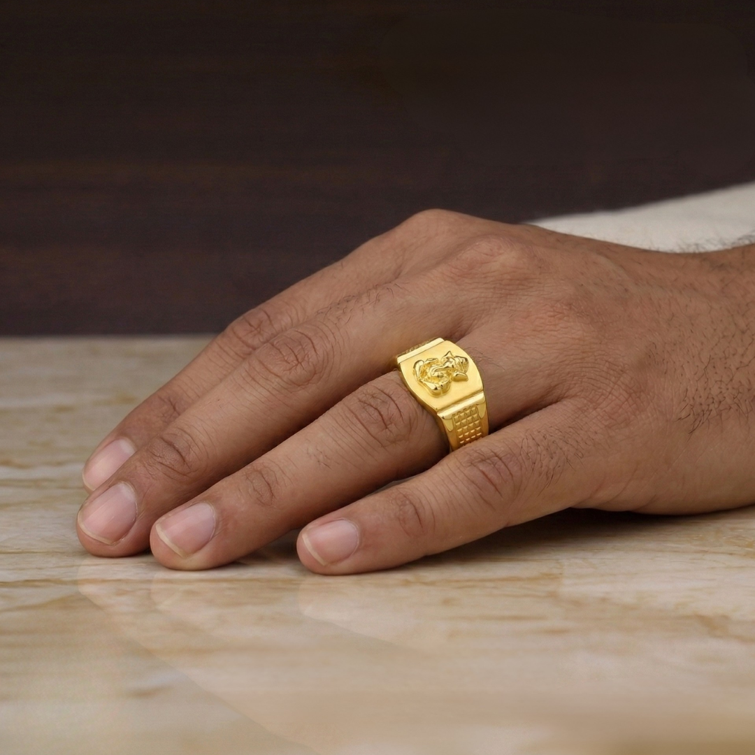 Ganesha Signet Ring