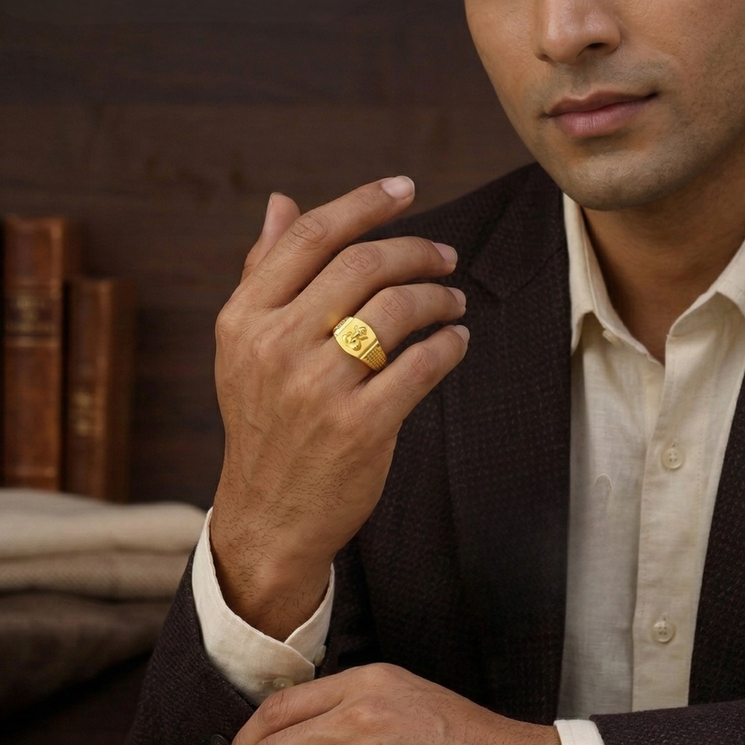 Ganesha Signet Ring
