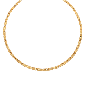Geometric Gold Link Chain - Image 4