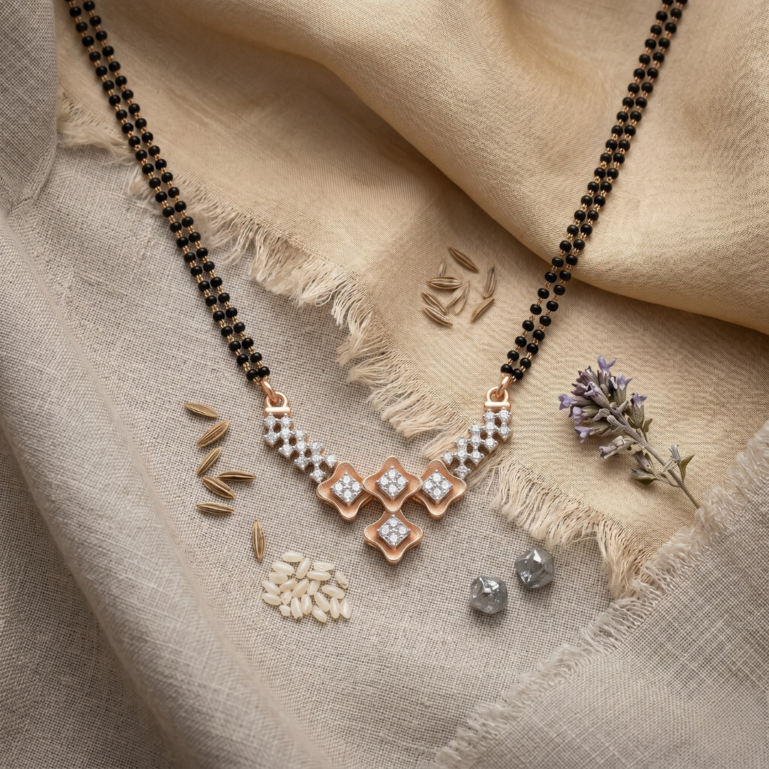 Geometric Tanmaniya Mangalsutra - View 3