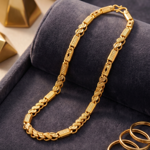 Gold Nawabi Link Chain - Image 3