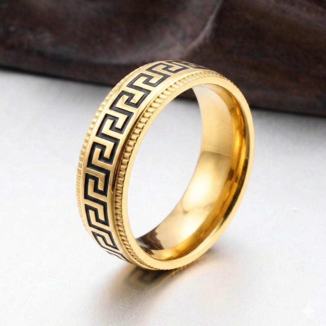 Greek Key Ring
