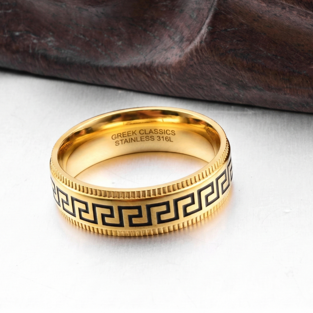 Greek Key Ring