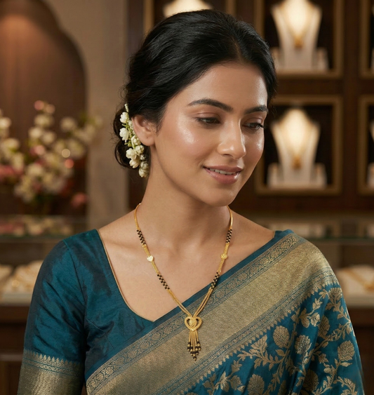 Heart Motif Mangalsutra