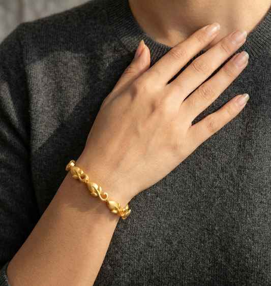Leaf Motif Bracelet