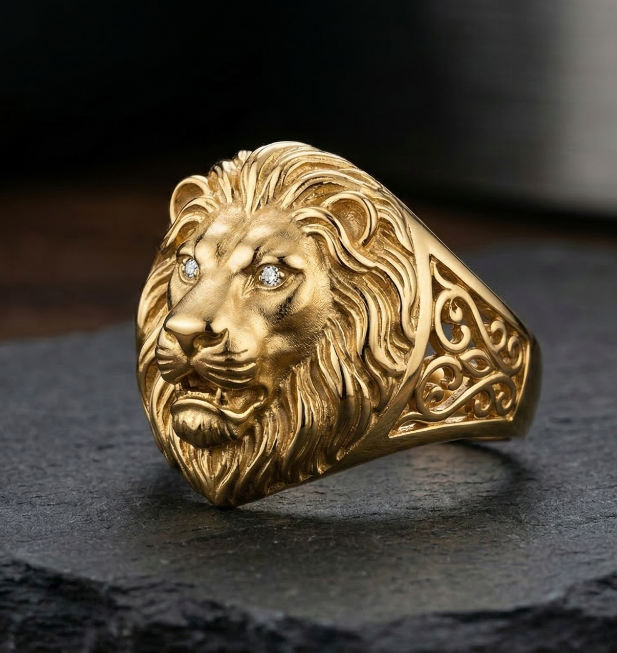 Lion Gold Ring