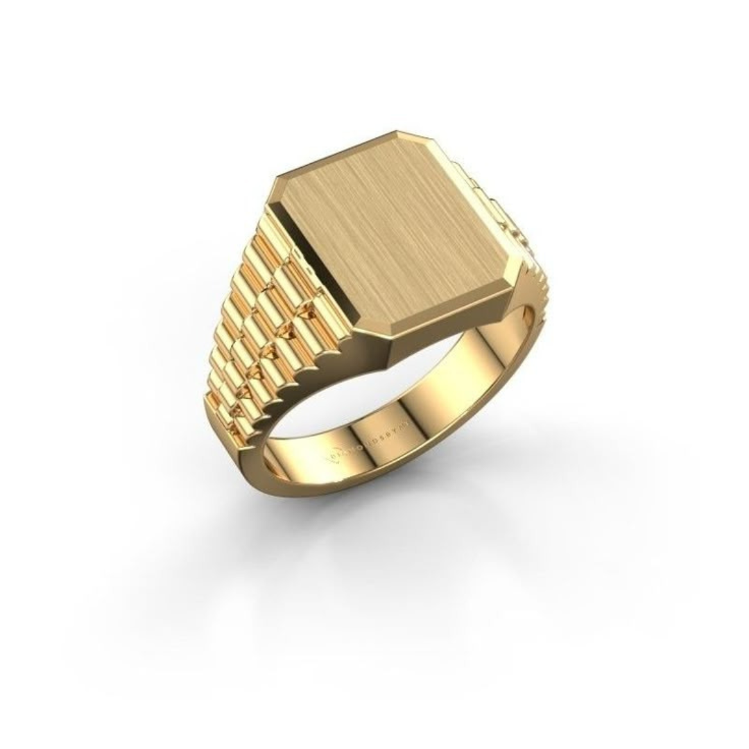 Octagon Signet Ring