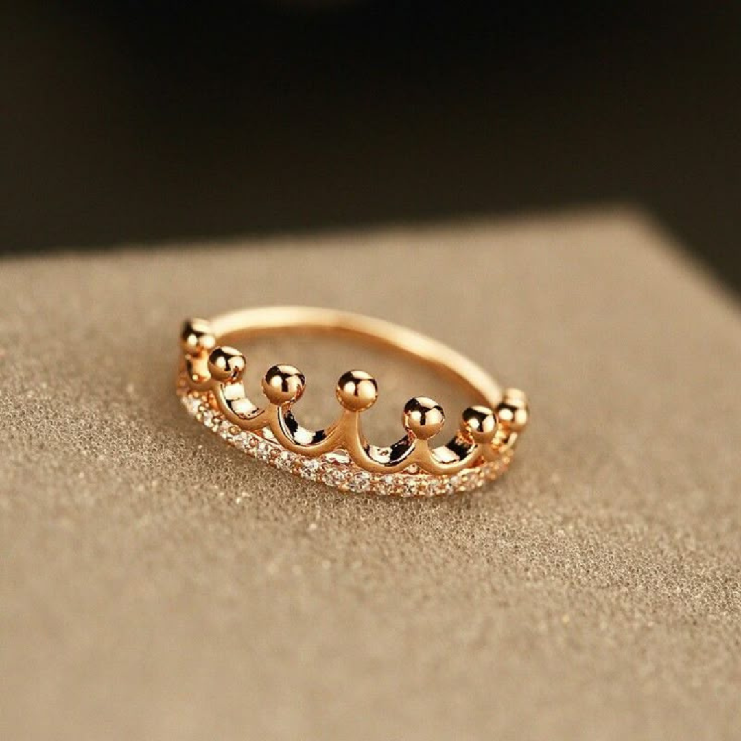 Princess Crown Stacking Ring