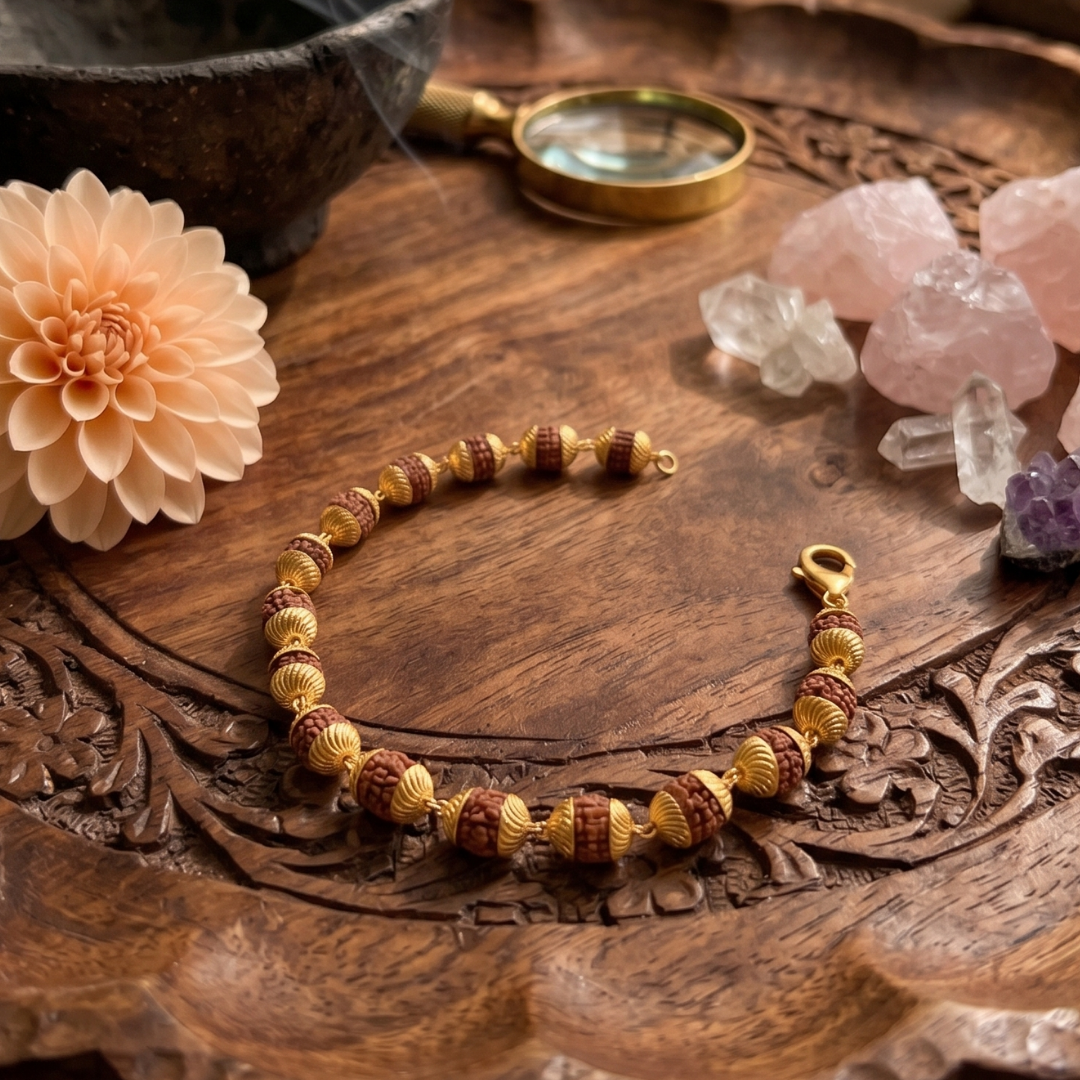 Rudraksha Bead Bracelet