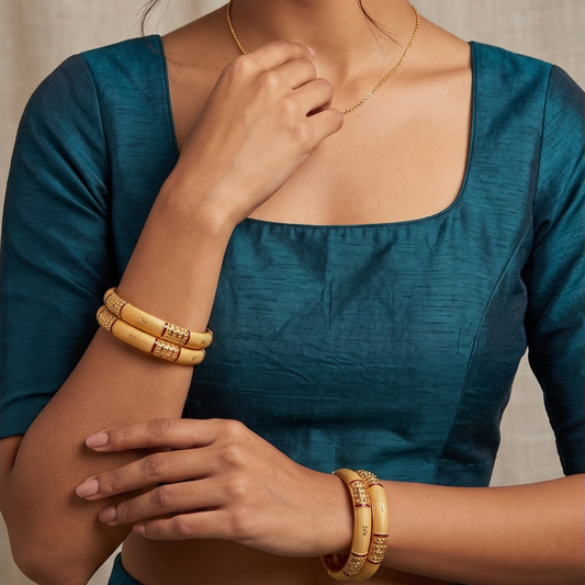 Traditional Gold Chudi Bangles