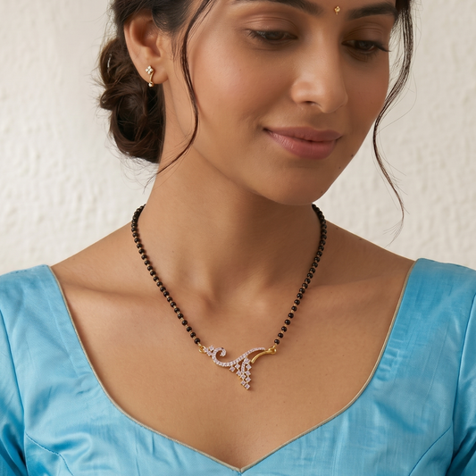 Velora Drop Mangalsutra - View 4