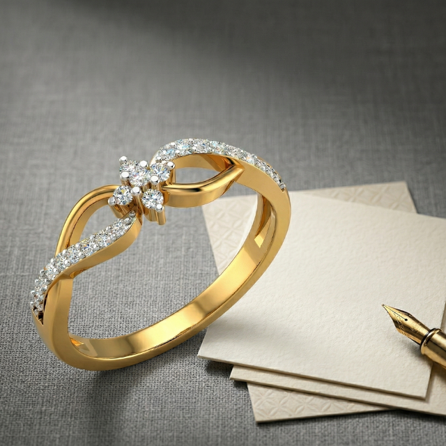 Harmonious Blend Diamond Ring